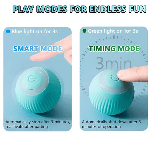 Smart Interactive Rolling Ball for Cats – Electronic Indoor Toy
